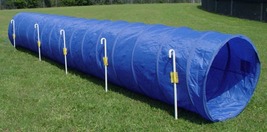 14&#39; Dog Agility Tunnel with Stakes, Multiple Colors Available  - £66.45 GBP