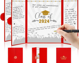 Graduation Guest Book 2 Pcs with 2 Pcs Pen Graduation Signature Board fo... - $30.56