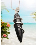 Shadow Hunters Deep Sea Moroccan Pendant Paleozoic Orthoceras Science Gi... - $90.74 CAD