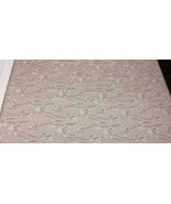 BALLARD DESIGNS EVERLY BLUSH PINK IVORY SUNBRELLA FABRIC SAMPLE 2" X 4" - $2.92