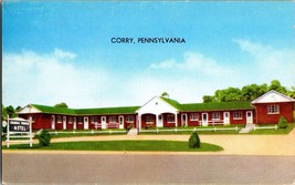 Postcard Corry PA Colonial Terrace Motel  (C3) - £3.81 GBP