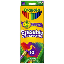 New Crayola Eraseable Colored Pencils, 10 per pack - £5.83 GBP