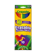 New Crayola Eraseable Colored Pencils, 10 per pack - $9.96 CAD