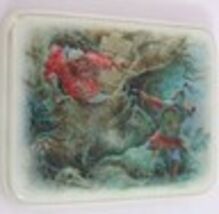 Handpainted One of a Kind Russian Lacquer Box "IIiya Muromet" BY D. Rogatov - $893.58