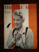 THEATRE ARTS March 1957 Judy Holliday Jean Anouilh Lillian Hellman The Lark - £6.23 GBP