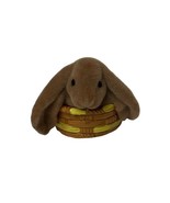 Vintage Bunny in Basket Small Flocked Easter Magnet Made in Taiwan 1.5&quot; ... - $13.56 CAD