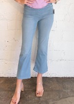 Free People in my feelings cropped slim flare jean in Blue - £38.19 GBP