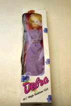 Vintage 11.5” 1980s Debra High Fashion Girl Play Doll In Packaging Poseable - £9.38 GBP