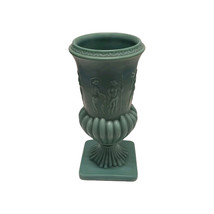 Imperial Antique Green Glass Urn Classical Figures Nymphs Dogs - £76.38 GBP