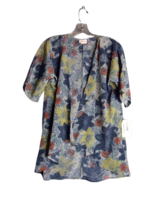 LuLaRoe Bianka Abstract Floral Open Front Kimono Colorful Girls Size 3 - £10.11 GBP