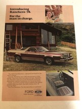 1978 Ford Ranchero Car  Vintage Print Ad pa8 - £6.86 GBP