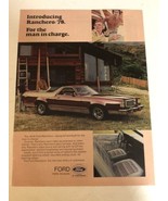 1978 Ford Ranchero Car  Vintage Print Ad pa8 - $8.90