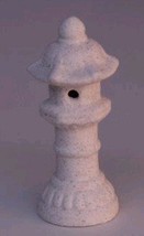 Ceramic Sandstone Pagoda Lantern - 4&quot; - $15.95