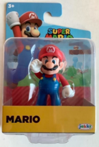 NEW Jakks 40539 World of Nintendo Super Mario 2.5-Inch MARIO. Mini-Figure - £8.50 GBP
