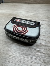 Odyssey O Works Mallet Putter Headcover Black Silver Red Magnetic Closure - $9.90