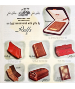 1947 Rolfs Wallets Cases Advertisement Fathers Day Gifts Leather DWJJ20 - €25,56 EUR