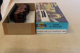 HO Scale Athearn, Hopper With Load, Lehigh Valley. Brown, Built #14002 K-D - £21.23 GBP