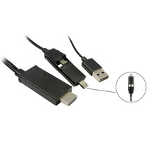Craig CC4002B 1.8m Micro USB À HDMI Mhl Câble - $200.66 MXN