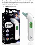Braun ThermoScan 4 Digital Ear Thermometer- Color Coded Fever Guidance B... - €25,35 EUR