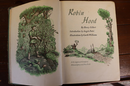 Vintage first Impression  1948 Robin Hood by Henry Gilbert J B Lippincott Co - £21.79 GBP