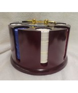 Vintage Spinning Wood Carousel Poker Chip and Card Caddy - Poker Chips a... - $39.99