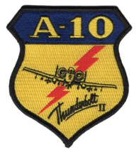 4.25&quot; Air Force Fairchild Republic A-10 Thunderbolt Ii Warthog Embroidered Patch - £22.80 GBP