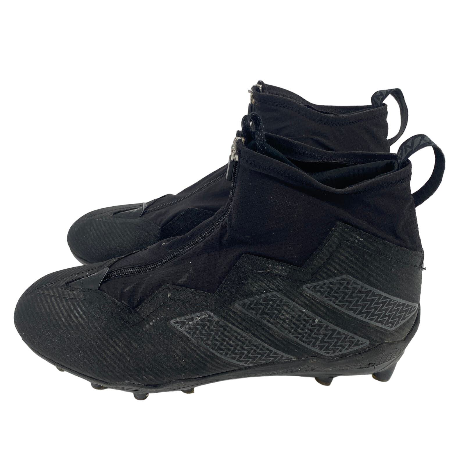 adidas Nasty Football Cleat Men's 13 Black front zip boots Item image 3