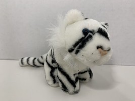 K&amp;M plush white bengal tiger small stuffed toy blue eyes - £10.10 GBP