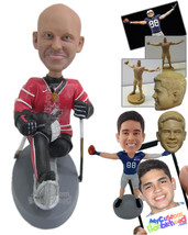 Personalized Bobblehead Ice Skiing Dude With His Ice Skiing Equipment And Gear - - £72.72 GBP
