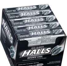 4X HALLS EXTRA STRONG INTENSE COUGH DROPS - 4 BOXES OF 12 ROLLS EACH - F... - $43.55