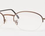 Lunettes Vintage D004 610 Marron Clair / Tan UNIQUE RARE 49-20-135mm - $66.33