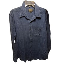 Pendleton Tennyson Men’s L Blue Diamond Long Sleeve Button Down Cotton S... - $24.75