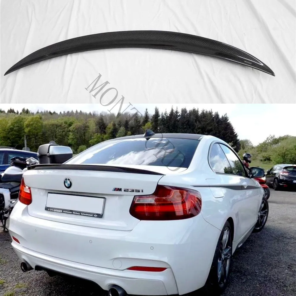 M2 F87 F22 F23   Rear Trunk Spoiler for  2 Series Ducktail Lip Boot Wings P Styl - £254.60 GBP