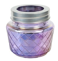 Purple Iridescent Textured Tealight Candleholders, 3.25 x 3.625 in. - £5.57 GBP
