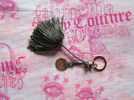 Juicy Couture Key Ring fob Purse Charm Leather Tassel Scottie Dogs NWD - £29.00 GBP