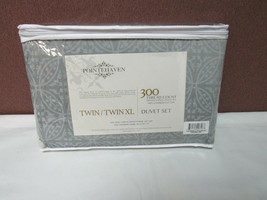 Pointehaven 300 Thread Count Printed Duvet Grey TwinTwin XL T4101653 - £47.47 GBP