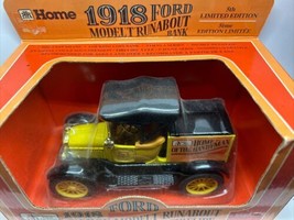 Home Hardware Ertl Die Cast 1918 Ford Model T Runabout locking Bank Limited - $34.64