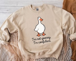 Silly Goose Sweatshirt,Goose Crewneck Sweatshirt,Silly Goose pullover, Funny Swe - £37.96 GBP