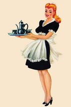 The French Maid - Art Print - £17.37 GBP+