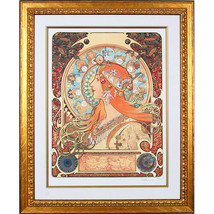 &quot;Zodiak&quot; By Alphonse Mucha, Print Signed And Numbered - £2,965.56 GBP