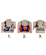  Woman sport top with Superman Danger sign Activewear Aerobic and yoga - £24.38 GBP