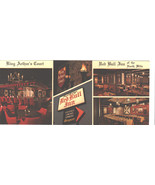 King Arthur&#39;s Court Red Bull Inn Postcard Unposted Pittsburgh, PA 8.5&quot; x... - £14.21 GBP