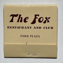 Fox Club Restaurant Dining Milwaukee Wisconsin Match Book Cover Matchbox - $4.95