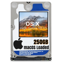 macOS Mac OS X 10.13 High Sierra Preloaded on 250GB Sata HDD - $24.99