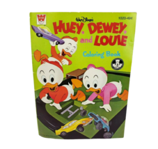 VINTAGE WALT DISNEY HUEY DEWEY AND LOUIE COLORING BOOK NOS WHITMAN - $14.25