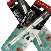 2 PACK of Rimmel Wonder Ombre Holographic Eyeliner  Pencil # 002 Galactic Green - £3.94 GBP