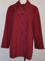 VTG Itemhouse Burgundy Women&#39;s Coat Jacket Approx Size XL Lined - £30.15 GBP