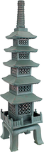 Nara Temple Pagoda Asian Decor Garden Statue Large Polyresin 28Inch Gree... - $167.25