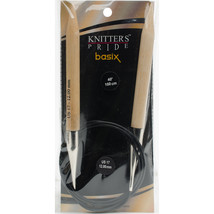 Knitter's Pride-Basix Fixed Circular Needles 40"-Size 17/12mm - $14.35
