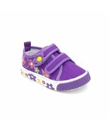 Adorababy Toddler Sneakers Size US 6 Purple Pink Blue Flowers - £20.92 GBP
